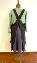 Cargar imagen en el visor de la galería, Delantal RUSTIK - Gris Marengo