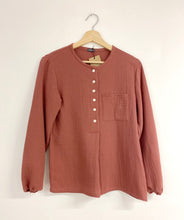 Cargar imagen en el visor de la galería, Blusa BAMBULA - Teja