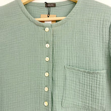 Cargar imagen en el visor de la galería, Blusa BAMBULA - Verde Aguamarina