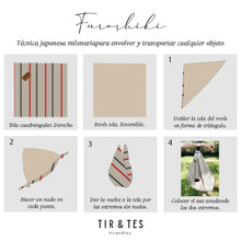 Cargar imagen en el visor de la galería, Bolso FUROSHIKI Rayas