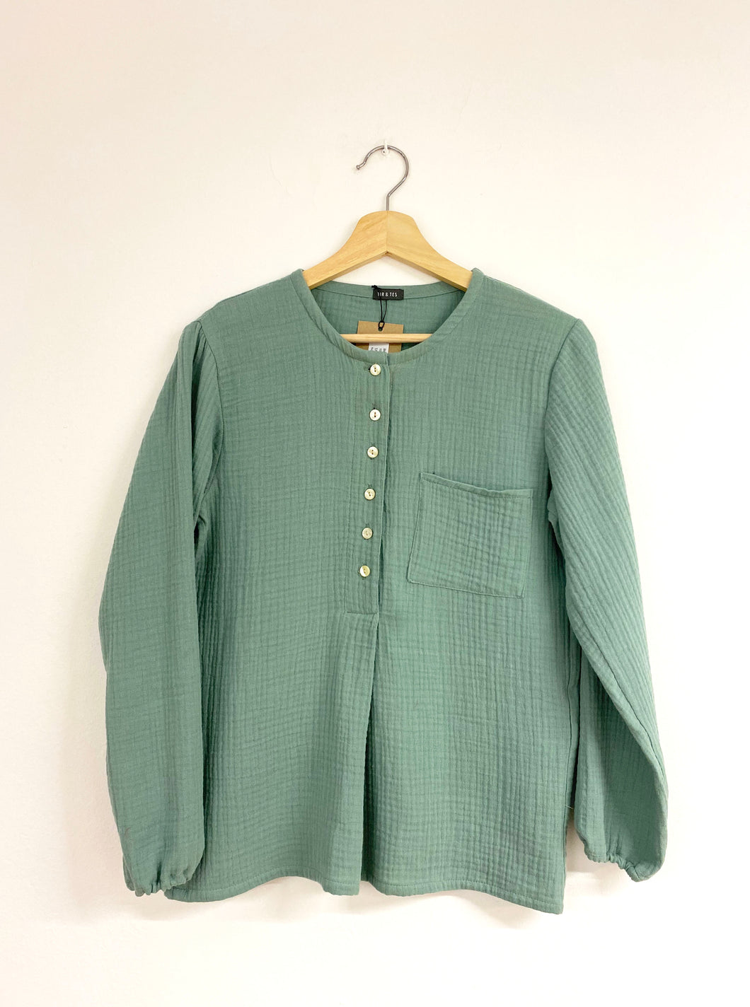 Blusa BAMBULA - Verde Aguamarina